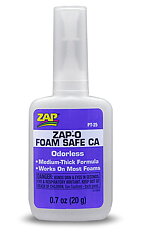 ZAP-0 PT25 CA 20gr Foam-safe