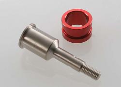 Traxxas 5166 Stub axle, (1)/ axle sleeve (1) Revo/Maxx (steel constant-velocity driveshaft)