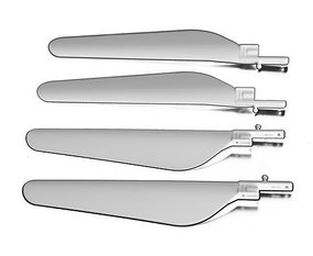 Nine Eagles NE4312002 Rotor blades set (white)