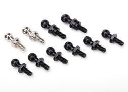 Traxxas 7540X Pivot balls: black (6), silver (2), black (long) (2)
