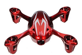 Hubsan H107-A21 Body shell - red/silver for H107C camera vers.