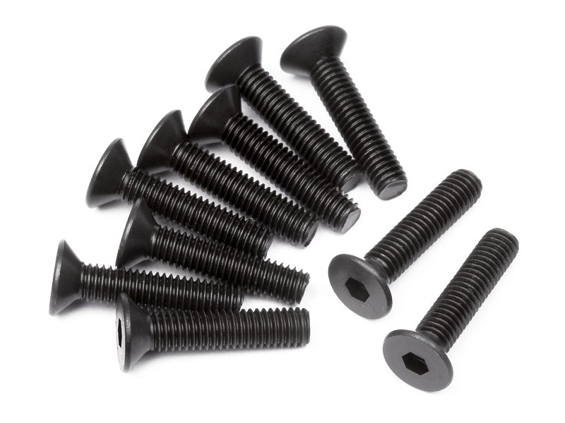 Maverick 100556 Flat head screw M3x14mm (Hex socket/ 10pcs)