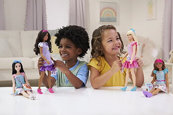 My first Barbie HLL20 Purple dress Barbie