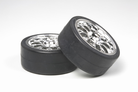 Tamiya 53959 Drift tire on wheels (2pcs)