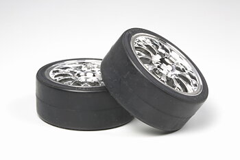 Tamiya 53959 Drift tire on wheels (2pcs)