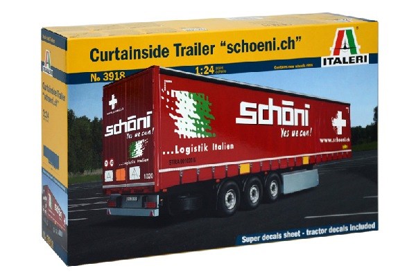 Italeri 1:24 3918S Curtainside trailer - 5