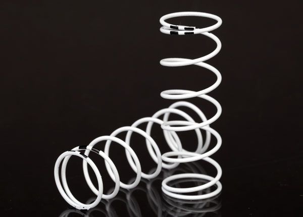 Traxxas 7444 Shock Spring White (GTR Long) (0.767 black) (2)