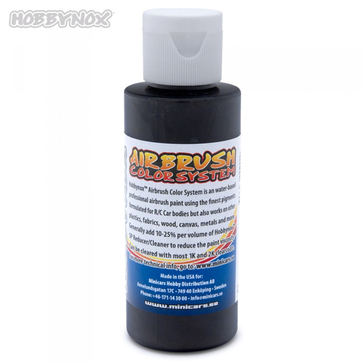 Hobbynox Airbrush Color Pearl Black 60ml - 2