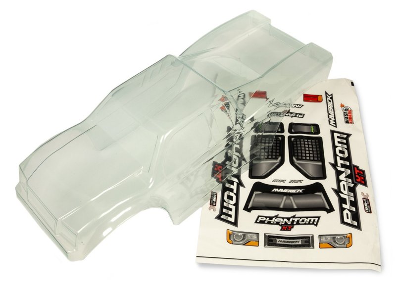 Maverick 150047 Phantom truck body - clear with decal sheet