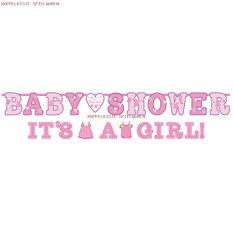 Amscan Letter Banner Kit Baby Shower It's A Girl