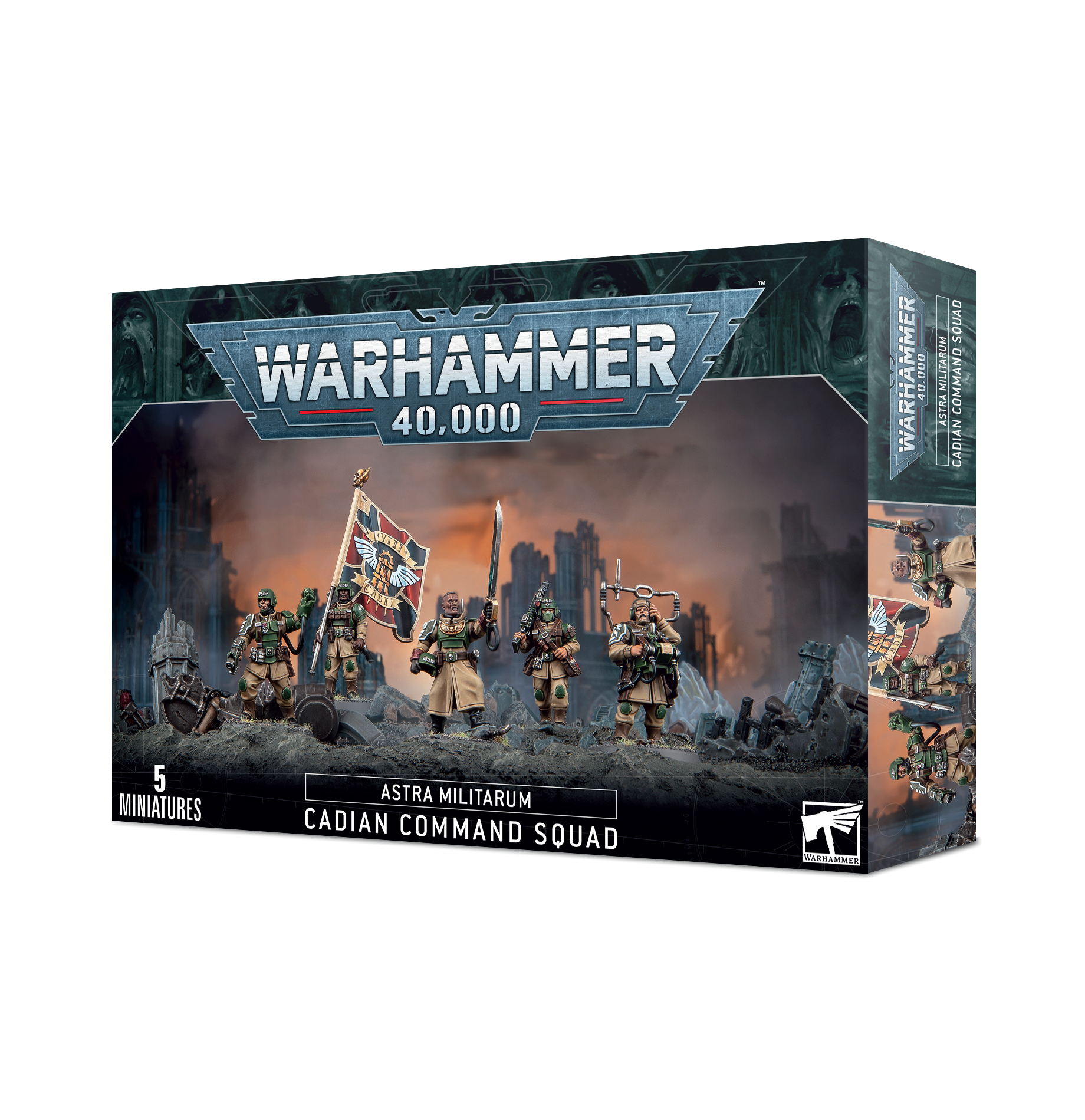 Warhammer 47-09 Astra Militarum: Cadian Command Squad