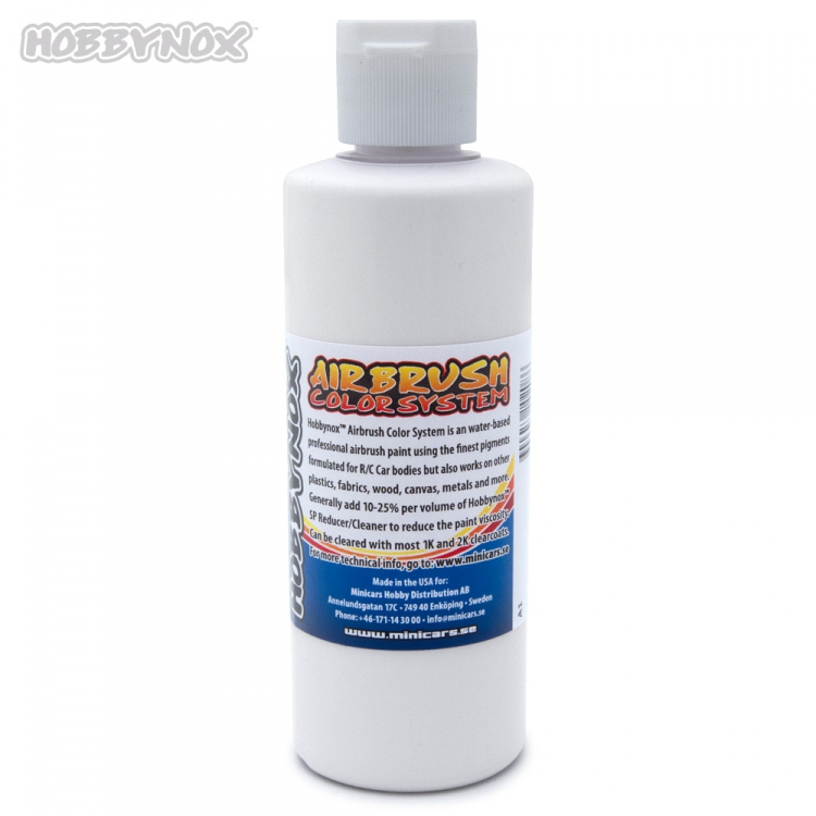 Hobbynox Airbrush Color Solid White 120ml - 2