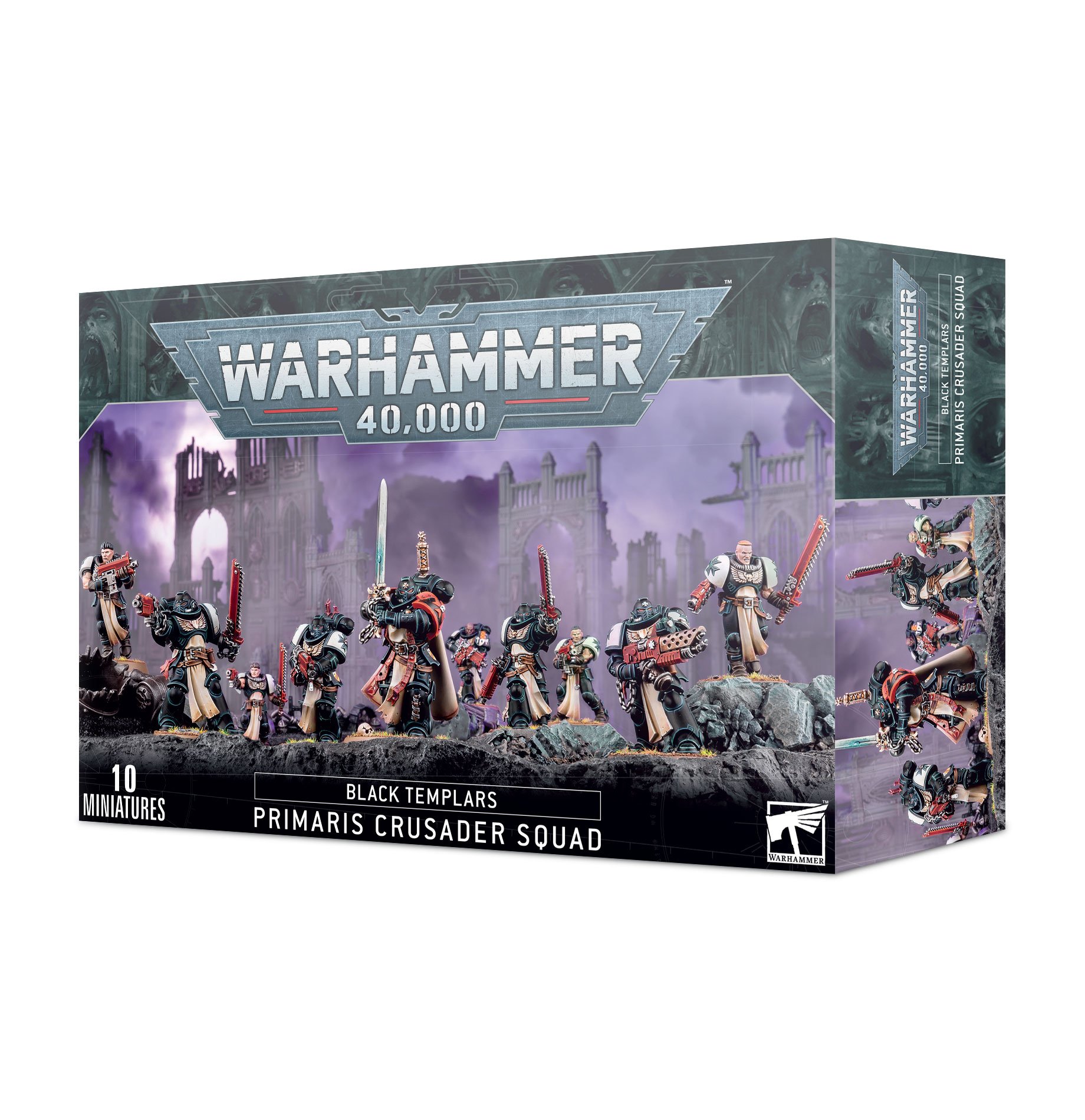 Warhammer 55-45 Black Templars: Primaris Crusader Squad
