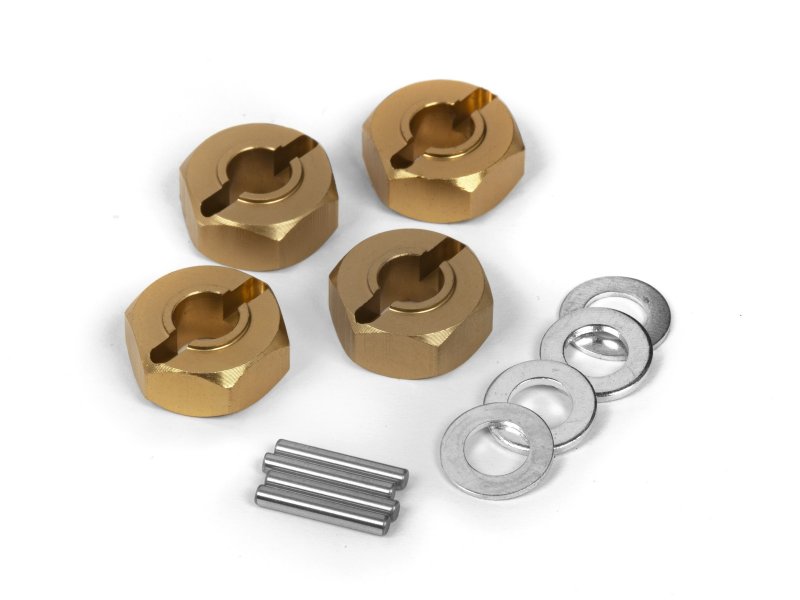Maverick 150184 Aluminum 12mm Wheel Hex Hub Set (4pcs) 