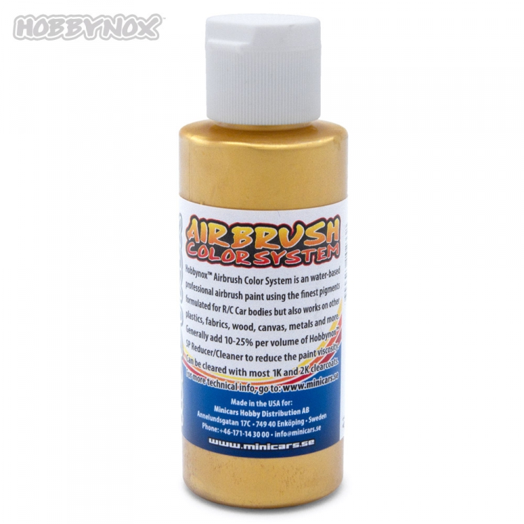 Hobbynox Airbrush Color Pearl Gold 60ml - 2