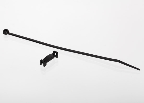 Traxxas 6535 Mount, temperature sensor (electric motors)/ wire tie/ thermal pad