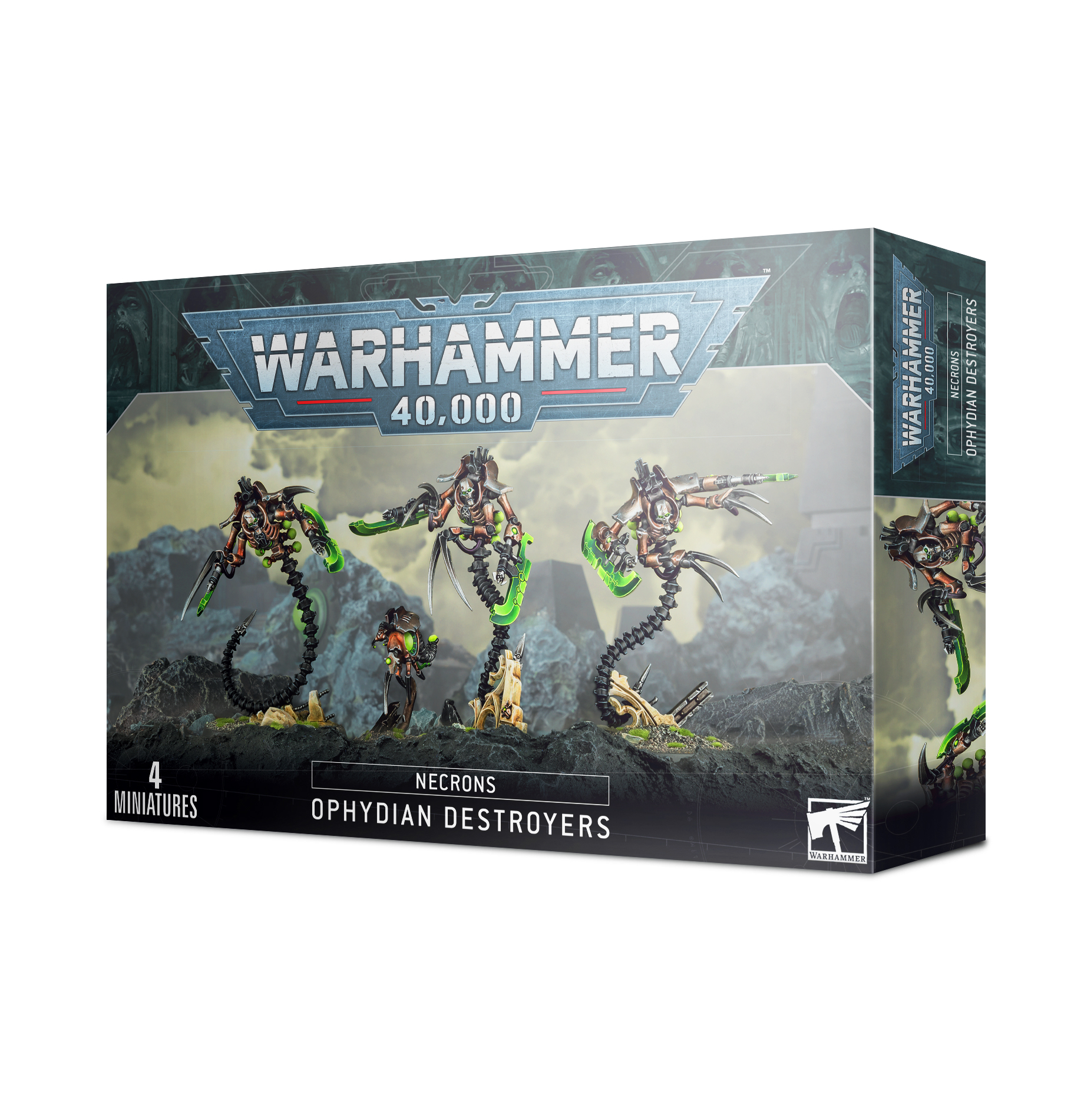Warhammer 49-32 Necrons: Ophydian Destroyers