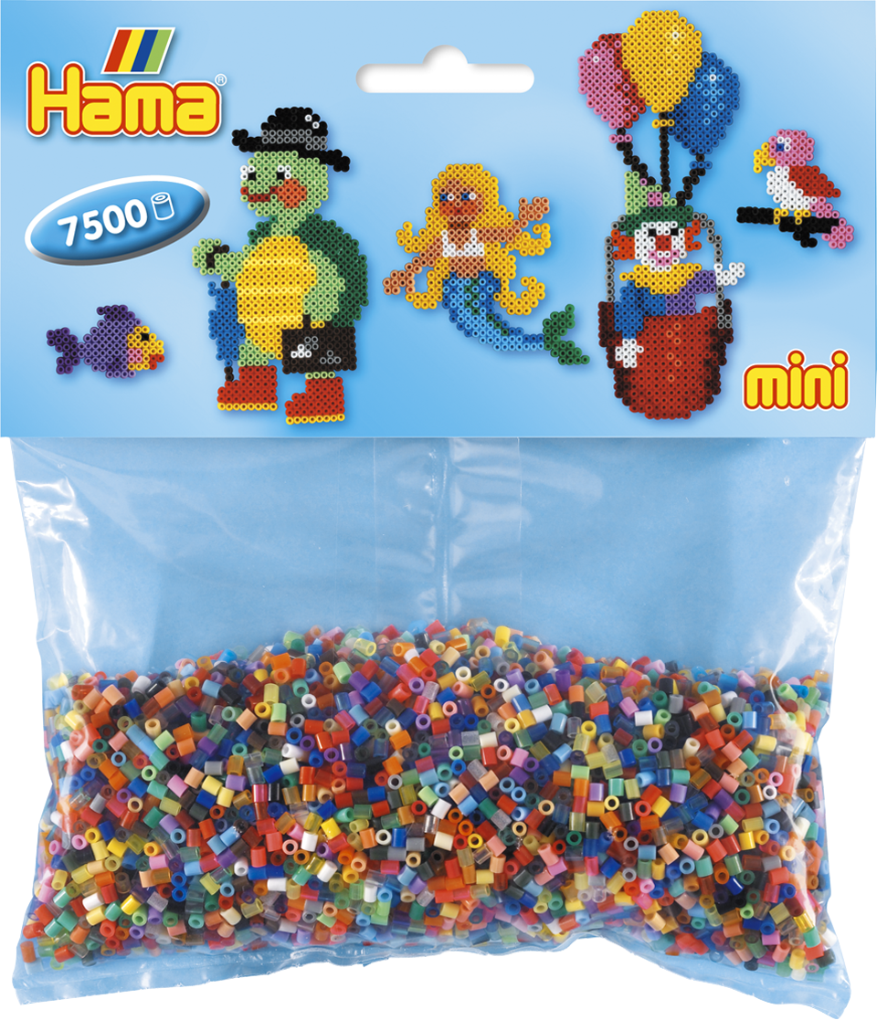 Hama mini 583 7500st blandade färger