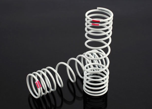 Traxxas 6867 Springs, rear (progressive, +10% rate, pink) (2)
