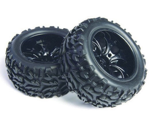 Maxam 2,8" Black truck tires and wheels