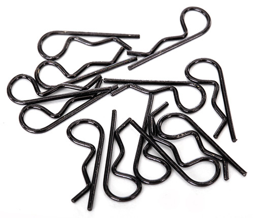 Traxxas 1834A Body Clips Standard Black (12)