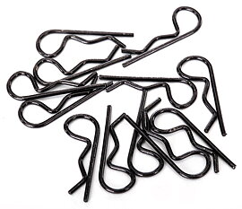 Traxxas 1834A Body Clips Standard Black (12)