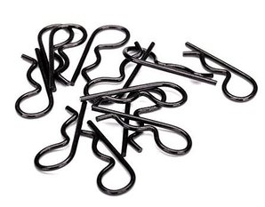 Traxxas 3934A Body Clips Heavy Duty Black (12)