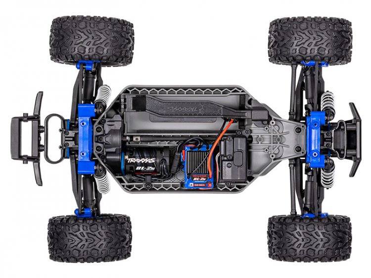 Rustler 4x4 BL-2s 1/10 RTR TQ Blå (utan batteri och laddare) - 6