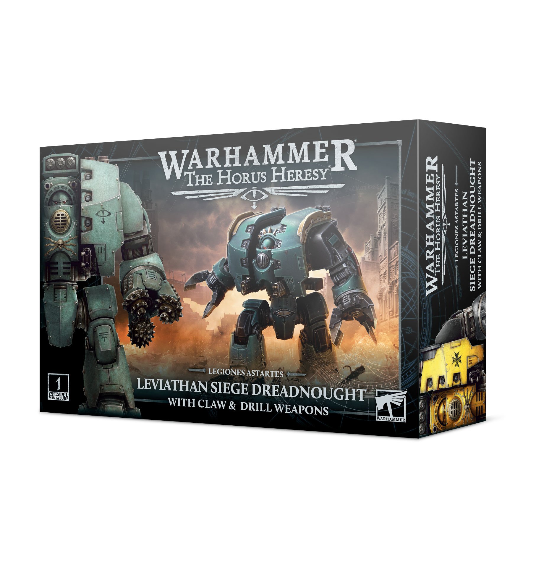 Warhammer 31-29 Leviathan Siege Dreadnought with Claw & Drill Weapons