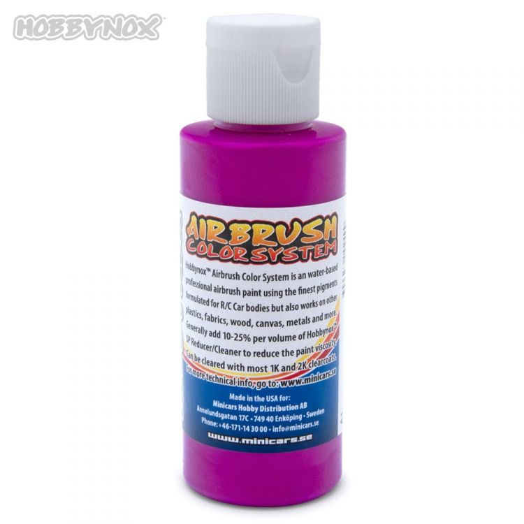 Hobbynox Airbrush Color Neon Purple 60ml - 2