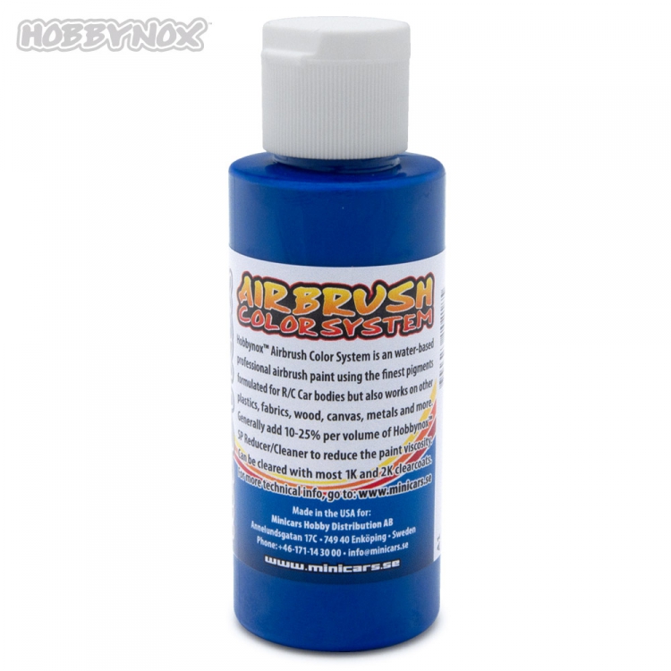 Hobbynox Airbrush Color Solid Blue 60ml - 2