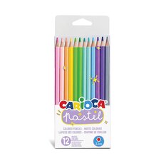 Carioca hexagonal pencils pastel 3,3mm 12 pcs
