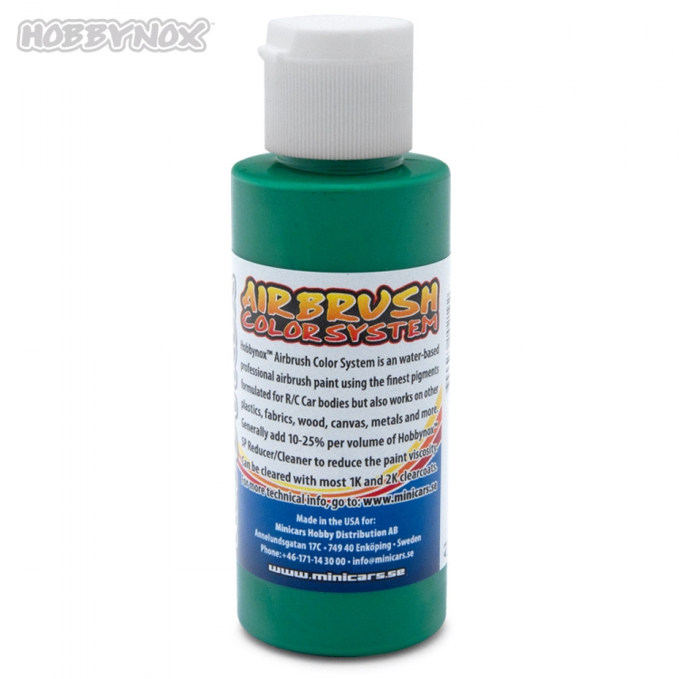 Hobbynox Airbrush Color Solid Green 60ml - 2