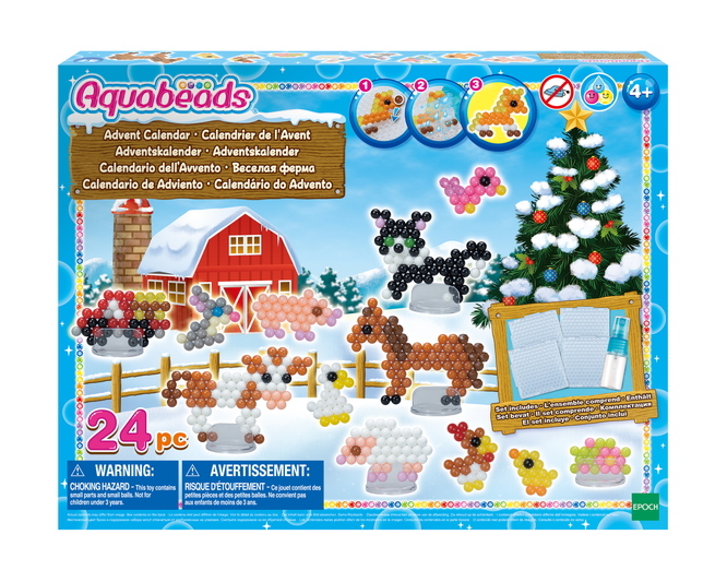 Aquabeads 31367 Julkalendar ”Bondgård”