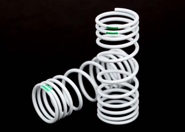 Traxxas 6862 Springs, front (progressive, -10% rate, green) (2)