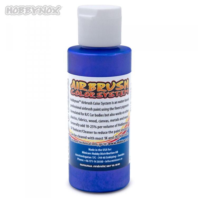Hobbynox Airbrush Color Iridescent Blue 60ml - 2