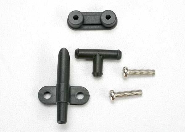 Traxxas 1588 Water pick-up/ backing plate/ tee-fitting