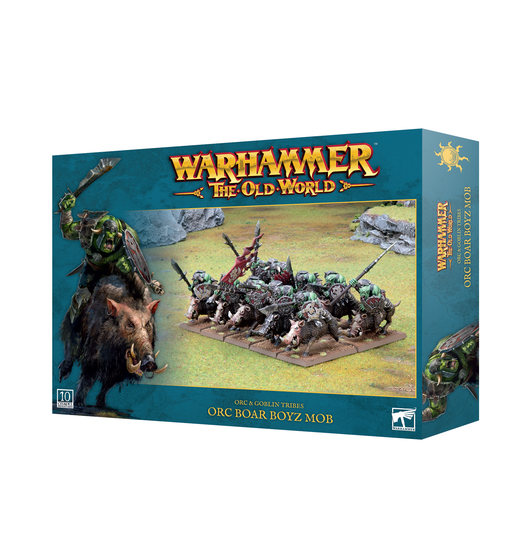 Warhammer 09-06 The Old World: Orcs and Goblins: Orc Boar Boyz Mob