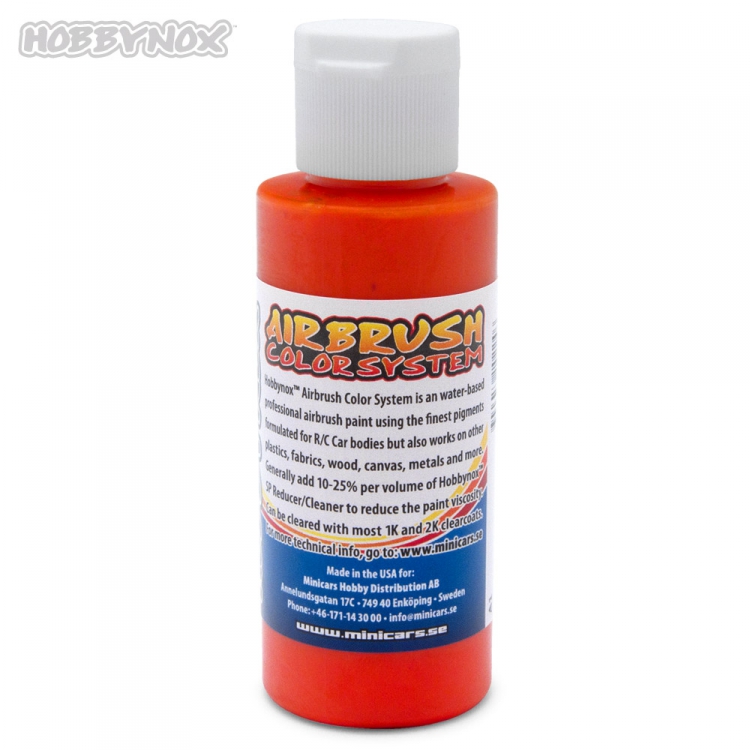 Hobbynox Airbrush Color Transparent Orange 60ml - 3