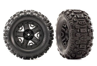 Traxxas 6792 tires & wheels Sledgehammer black 2.8" 4WD