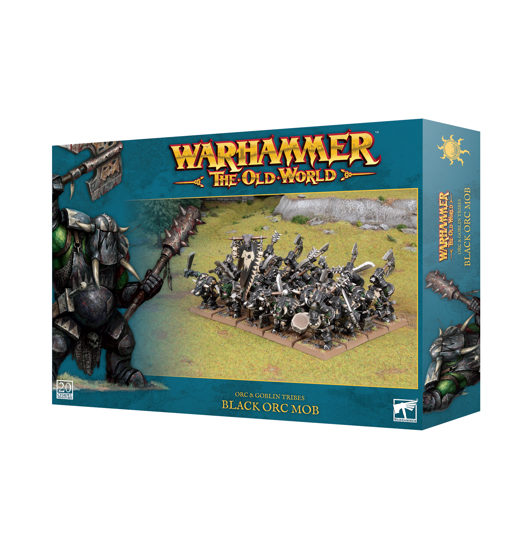 Warhammer 09-13 The Old World: Orc and Goblin Tribes: Black Ork Mob