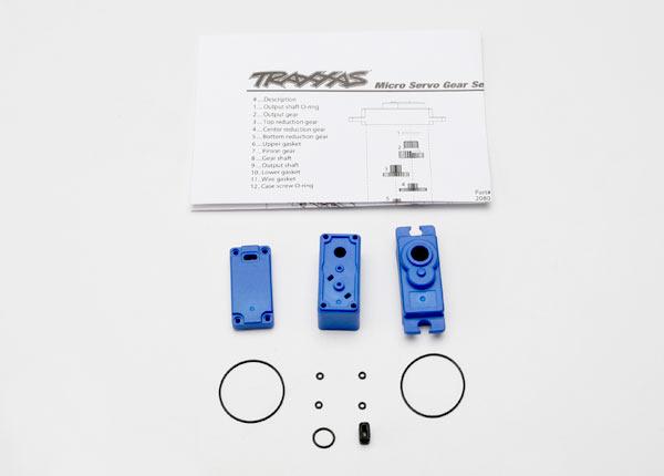 Traxxas 2081 Servo case/ gaskets (for 2080 micro waterproof servo)