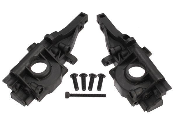 Traxxas 7029X Bulkhead, rear (left & right halves)/ 3x10MM BCS (4)