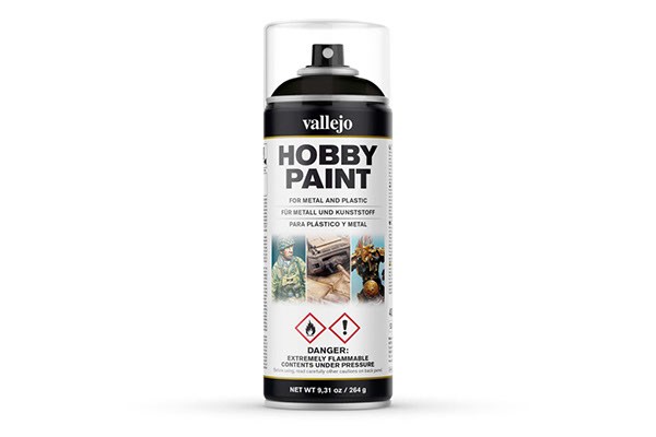 Vallejo 28012 Hobby paint Primer Basic black 400ml