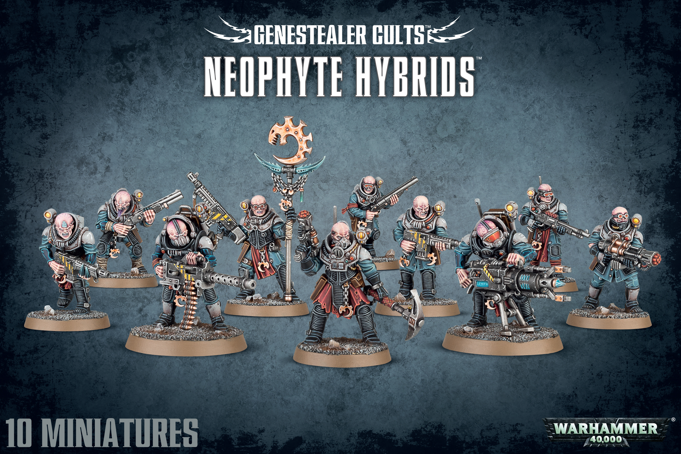 Warhammer 51-52 Genestealer Cults Neophyte Hybrids - 2