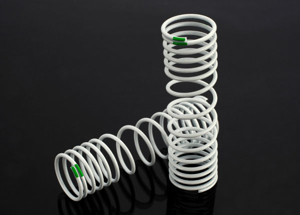 Traxxas 6866 Springs, rear (progressive, -10% rate, green) (2)