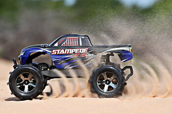 Traxxas 4175 Tires & Wheels Paddel/All-Star Black Chrome 2.8" TSM Front