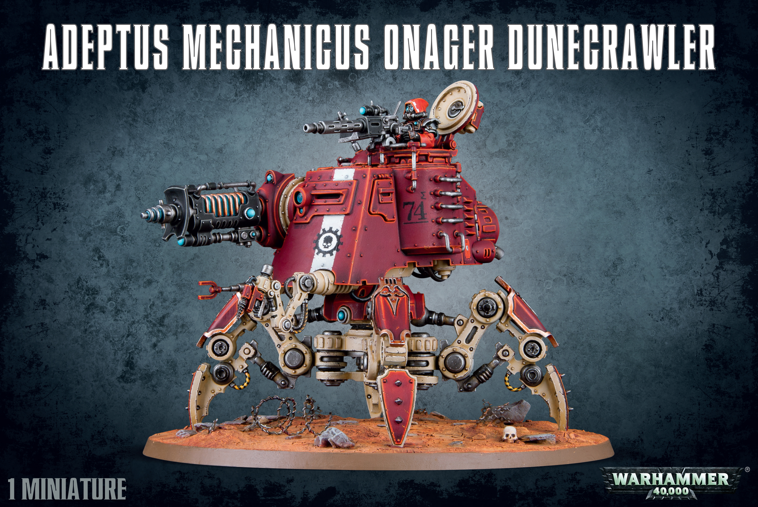 Warhammer 59-13 Adeptus Mechanicus Onager Dunecrawler