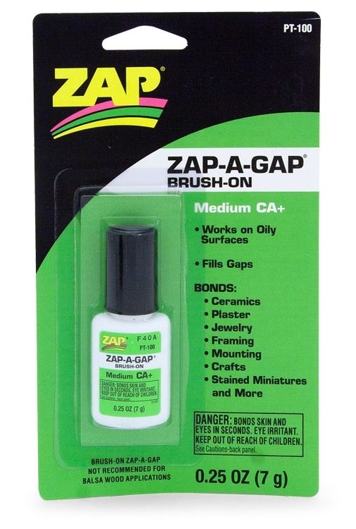 ZAP CA+ 1/4 oz 7gr Brush-On Green - 2