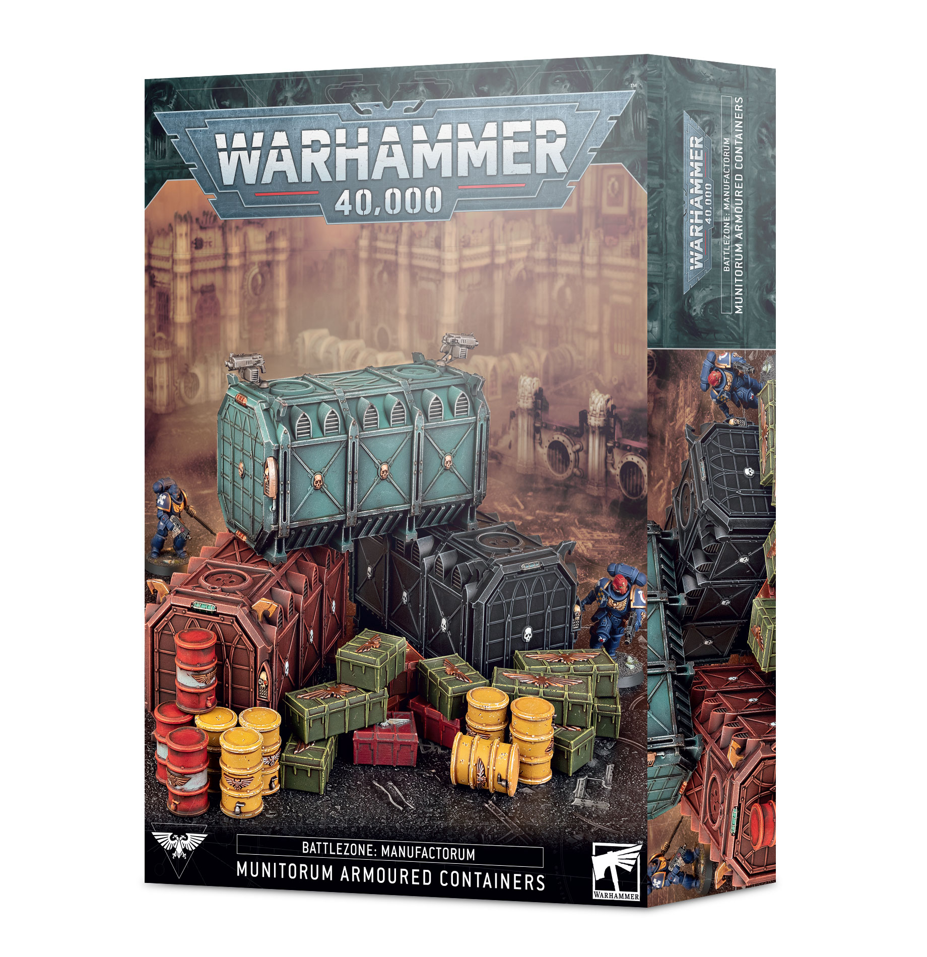 Warhammer 64-98 Battlezone Manufactorum: Munitorum Armoured Containers